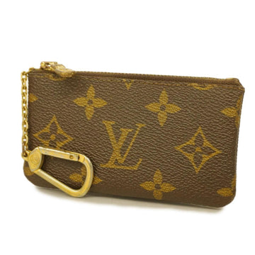 LOUIS VUITTON Wallet/Coin Case Monogram Pochette Cle M62650 Brown Men's Women's