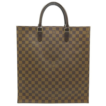 LOUIS VUITTON Sac Plat Women's and Men's Handbag N51140 Damier Ebene