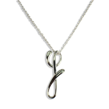 TIFFANY 925 Initial Y Pendant Necklace