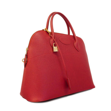 HERMES handbag Bolide 35 A stamp Couchvel Rouge vif ladies