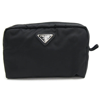 PRADA Pouch 1N0021 Black Nylon Women's