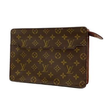 LOUIS VUITTON Clutch Bag Monogram Pochette Homme M51795 Brown Women's