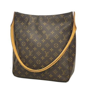 LOUIS VUITTON Shoulder Bag Monogram Looping GM M51145 Brown Ladies