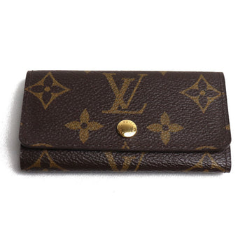 LOUIS VUITTON Multicle 4 Key Case Monogram Brown M62631 RA1151 Women's