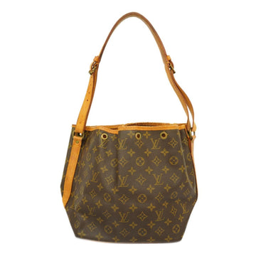 LOUIS VUITTON Shoulder Bag Monogram Petit Noe M42226 Brown Ladies