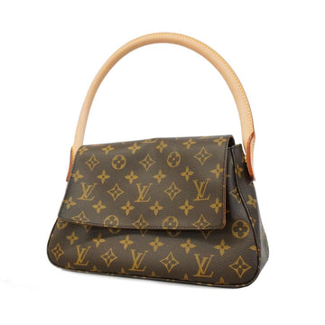 LOUIS VUITTON Shoulder Bag Monogram Looping M51147 Brown Ladies