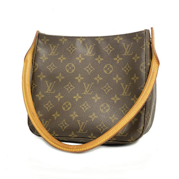 LOUIS VUITTON Shoulder Bag Monogram Looping MM M51146 Brown Ladies