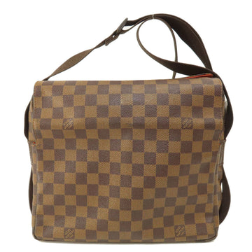 LOUIS VUITTON N45255 Naviglio Damier Ebene Shoulder Bag Canvas Women's