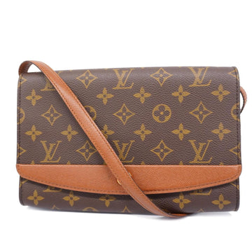 LOUIS VUITTON Shoulder Bag Monogram Bordeaux 24 M51798 Brown Women's