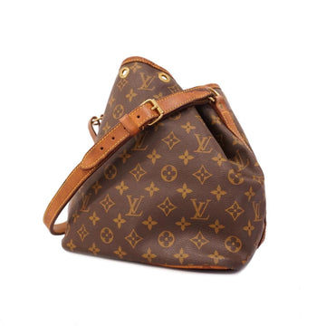 LOUIS VUITTON Shoulder Bag Monogram Petit Noe M42226 Brown Ladies