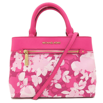 MICHAEL KORS Flower Handbag Leather Women's