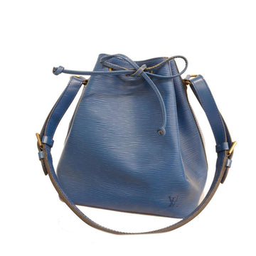 LOUIS VUITTON Shoulder Bag Epi Petit Noe M44105 Toledo Blue Ladies