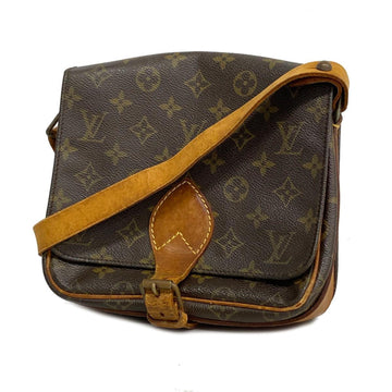 LOUIS VUITTON Shoulder Bag Monogram Cartesier 22 M51253 Brown Women's