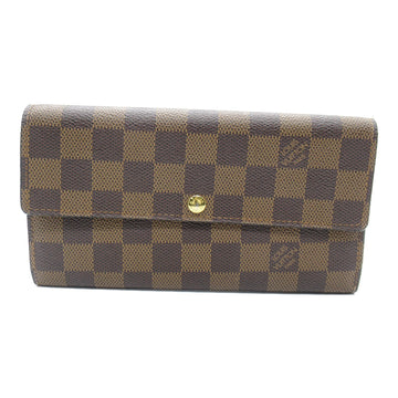 LOUIS VUITTON Pochette Portonecredi Brown Ebene Damier leather N61724