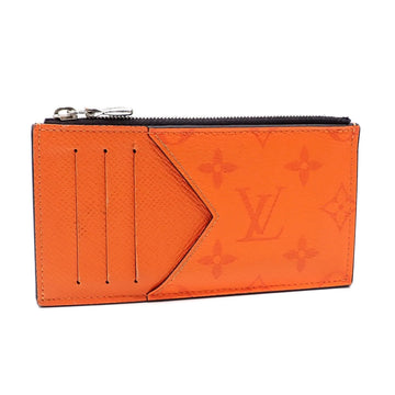 LOUIS VUITTON Coin Case Taigarama Card Holder Men's M30465 Volcano Orange