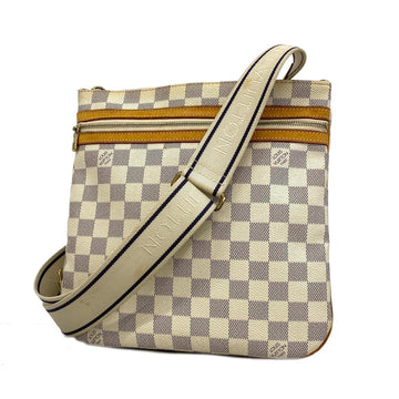 LOUIS VUITTON Shoulder Bag Damier Azur Pochette Bosphore N51112 White Women's