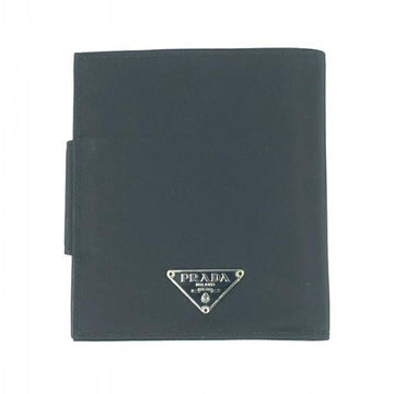 PRADA TESSUTO NAPPA NERO Bi-fold Wallet M690X