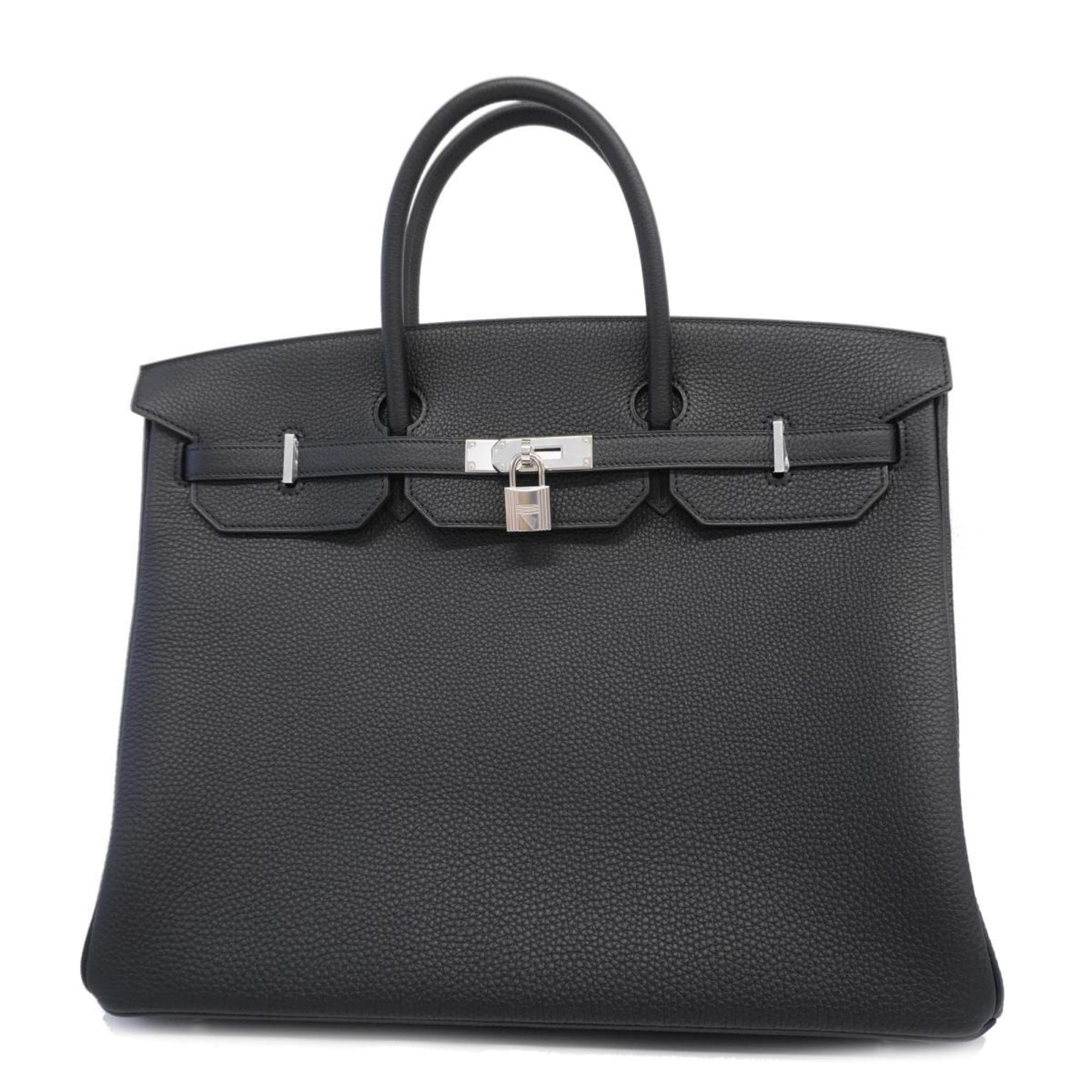 HERMES handbag Birkin 40 B stamp Taurillon Clemence black men