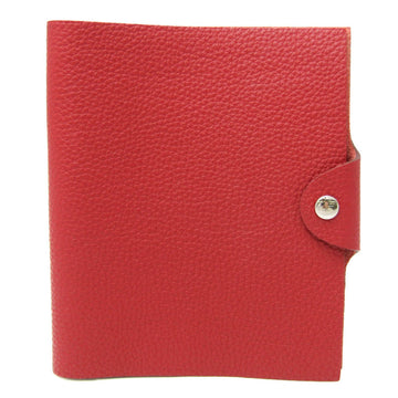 HERMES Ulysse A6 Planner Cover Dark Red PM