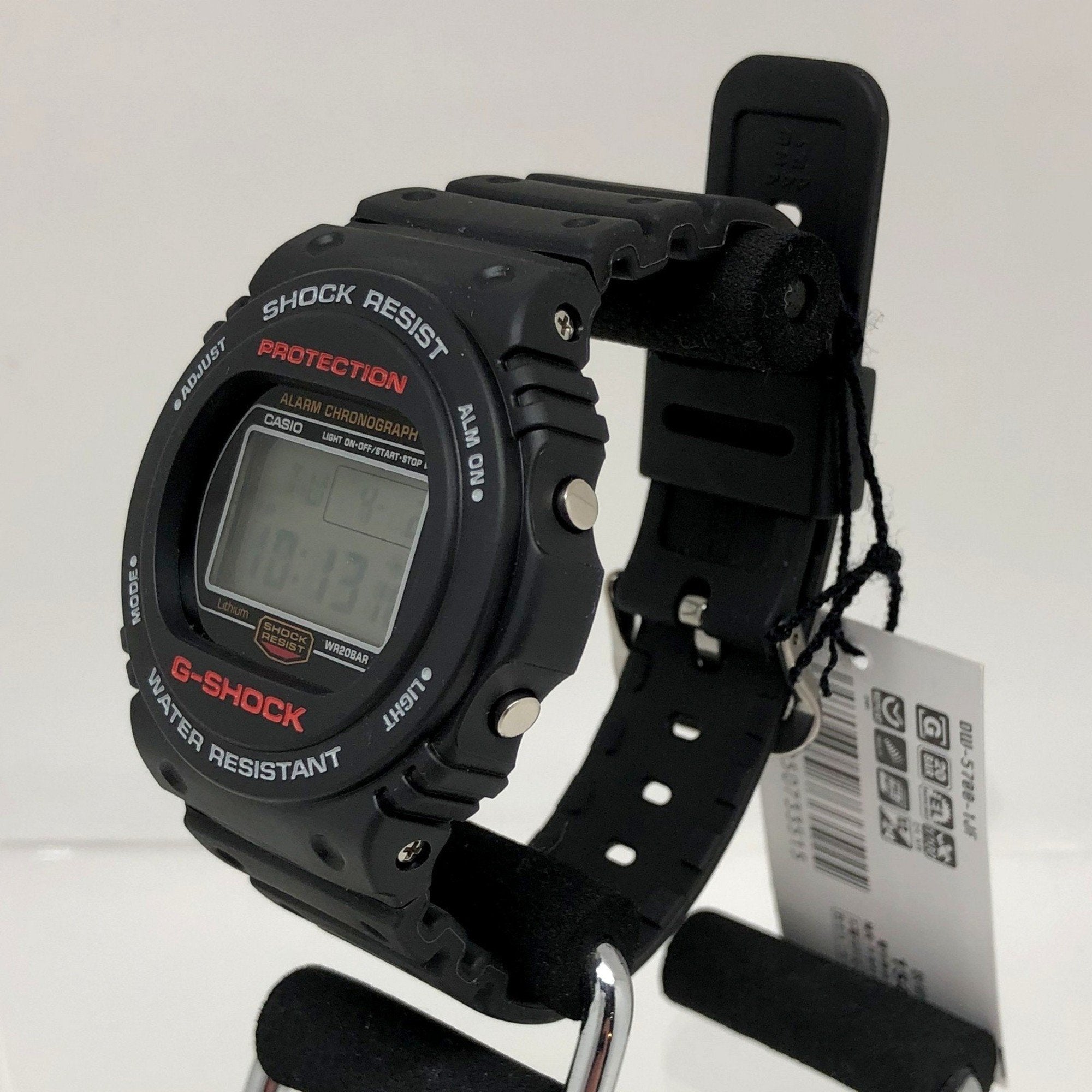 CASIOG-SHOCK Watch DW-5700-1JF Sting Reprint Screwback Digital Quartz