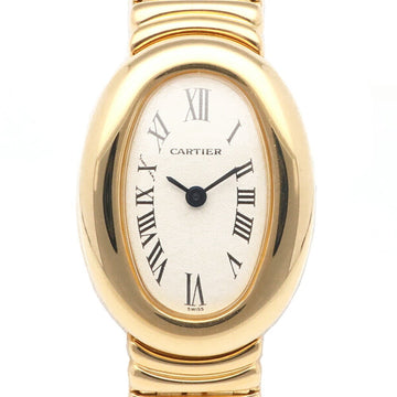 CARTIER Baignoire Watch 18K 1960/W15109D8 Quartz Ladies