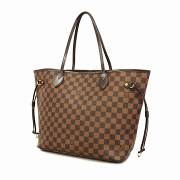 LOUIS VUITTON Tote Bag Damier Neverfull MM N51105 Ebene Women's