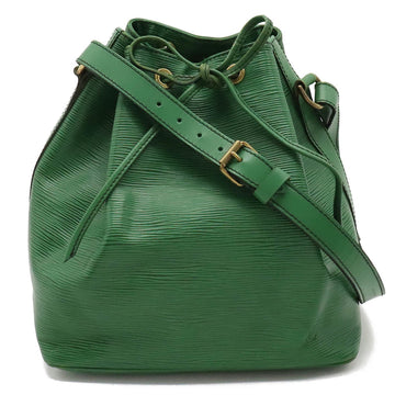 LOUIS VUITTON Epi Petit Noe Shoulder Bag Leather Borneo Green M44104