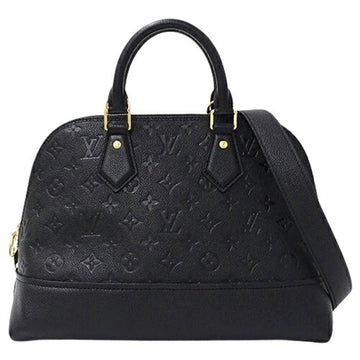 LOUIS VUITTON Bag Monogram Empreinte Women's Handbag Shoulder 2way Neo Alma PM Noir M44832 Black