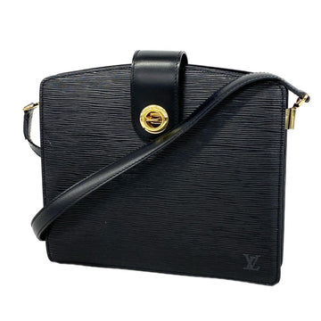 LOUIS VUITTON Shoulder Bag Epi Capuchin M52342 Noir Ladies