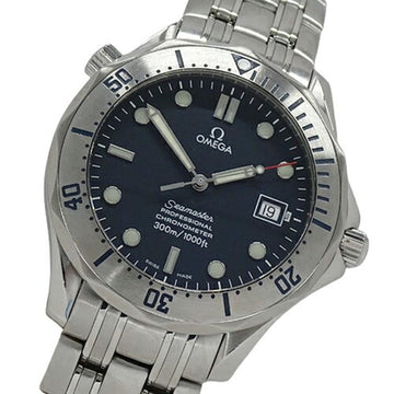 OMEGA Seamaster 2251.50 Watch Men's Professional 300m Date Automatic AT Stainless Steel SS Silver Navy Polished