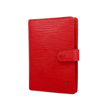 LOUIS VUITTON Notebook Cover Epi Agenda PM R2005E Castilian Red for Men and Women