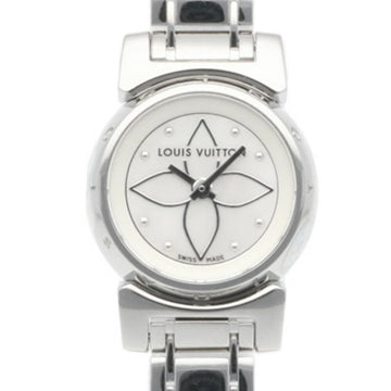 LOUIS VUITTON Tambour Bijou Watch, Stainless Steel Q151C1 Quartz Ladies