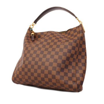 LOUIS VUITTON Shoulder Bag Damier Portobello PM N41184 Ebene Ladies