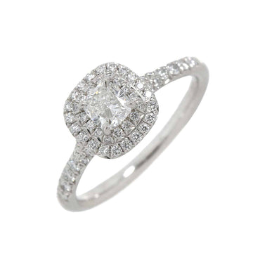 TIFFANY & Co. Solest Diamond 0.38ct H VVS2 3EX Ring Pt Platinum