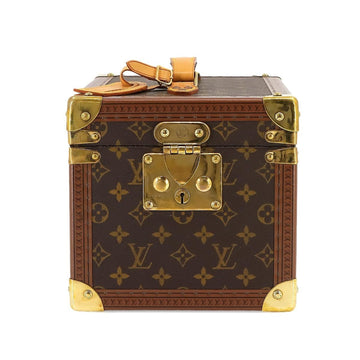 LOUIS VUITTON Monogram Boite Flacons Makeup Box Vanity Hand Bag Brown M21828