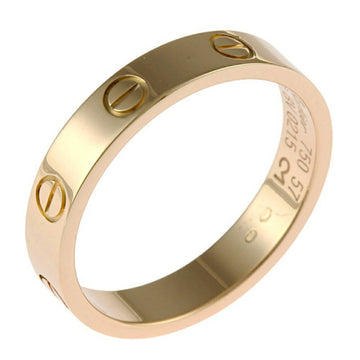 CARTIER Love Ring, Size 16.5, 18K Gold, Women's,