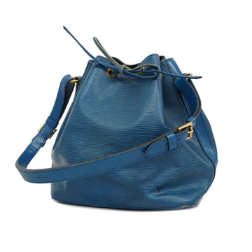 LOUIS VUITTON Shoulder Bag Epi Petit Noe M44105 Toledo Blue Ladies