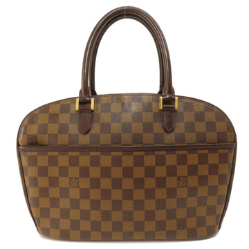 LOUIS VUITTON N51282 Saria Horizontal Damier Ebene Handbag Canvas Women's