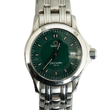 OMEGA Seamaster 120 Watch 2511.72 Quartz Green Dial Stainless Steel Ladies