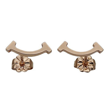 TIFFANY & Co. Earrings for Women, 750PG T Smile, Pink Gold, Polished