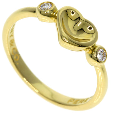 TIFFANY Full Heart 2P Diamond Ring, 18K Yellow Gold, Women's, &Co.