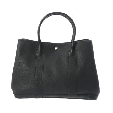 HERMES Garden PM Black Palladium Hardware - L Stamp [around 2008] Unisex Negonda Handbag