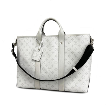 LOUIS VUITTON Handbag Taigarama Weekend Tote M30919 White Men's