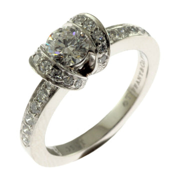 TIFFANY 0.38ct F-VVS1-EX Ring, , size 6.5, Pt950 platinum, diamond, 0.38ct, ladies, &Co.