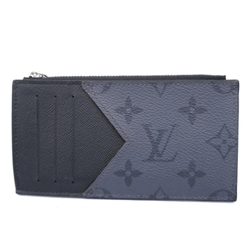 LOUIS VUITTON Wallet/Coin Case Monogram Eclipse Reverse Coin Card Holder M69533 Black/Grey Men's