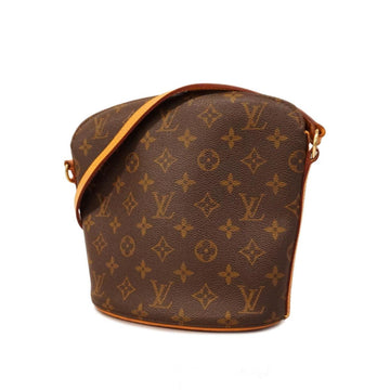 LOUIS VUITTON Shoulder Bag Monogram Drouot M51290 Brown Ladies