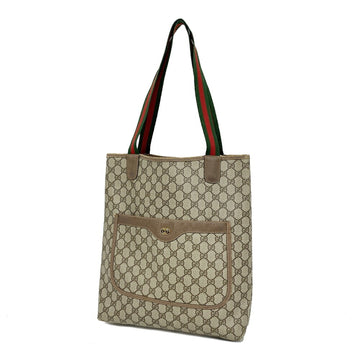 GUCCI Tote Bag GG Supreme Sherry Line 39 02 003 Brown Ladies