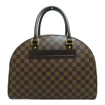 LOUIS VUITTON Nolita Brown Ebene Damier PVC coated canvas N41455