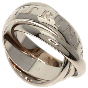 CARTIER Trinity #53 Ring, 18K White Gold, Women's,