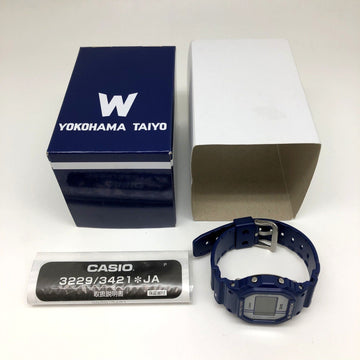 CASIOG-SHOCK  Watch DW-5600VT YOHAMA TAIYO DeNA BAYSTARS Baystars 70th Anniversary of the Team's Founding Yokohama Taiyo Whales Digital Blue Men's Mikunigaoka Store ITMRPTMXF8P0